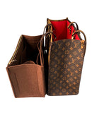 Für [Onthego MM] Liner Insert Organizer On The Go OTG (gebogene Seiten)