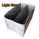 Organizer for [Onthego PM/MM/GM] (Style B, w/ Detachable Zipper Bag) Tote Felt Purse Insert Shopping Bag Book Organiser