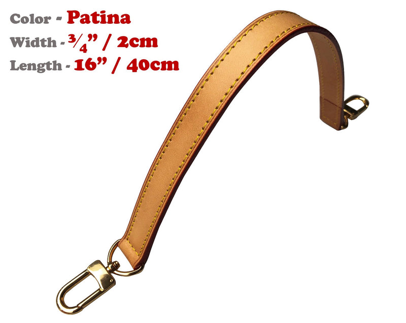 Vachetta Leather 20 Mm Handle Strap Replacement for Bucket Bag 