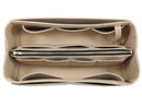 For [Estrela MM] (w/ Detachable Zipper Bag) Tote Organizer Felt Organiser Purse Insert