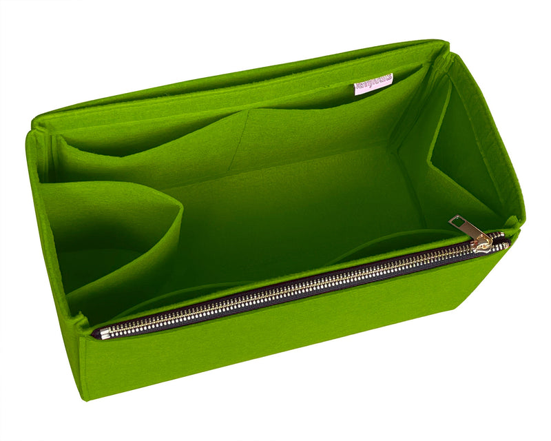 Handbag Organiser Insert, Green - The Leather Store