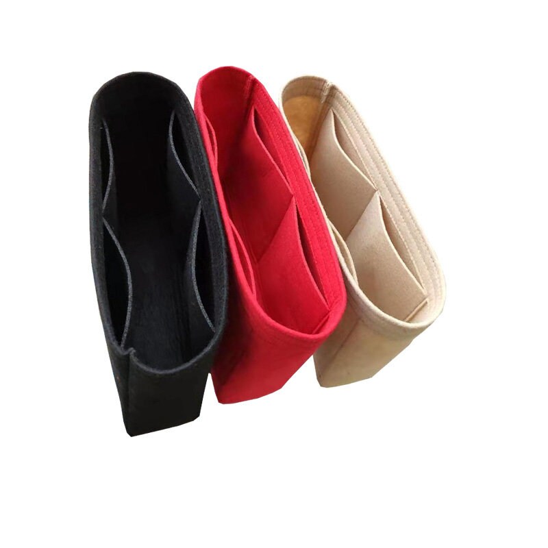 For [Locket Bag] Epi Leather Felt Bag Organizer (Slim Design ) Liner Protector Tote Insert Lining Protection