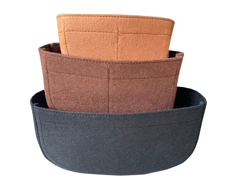 For [Bobby Bag Large/Medium/Small] Felt Organizer Purse Insert Liner Protector Lining Protection